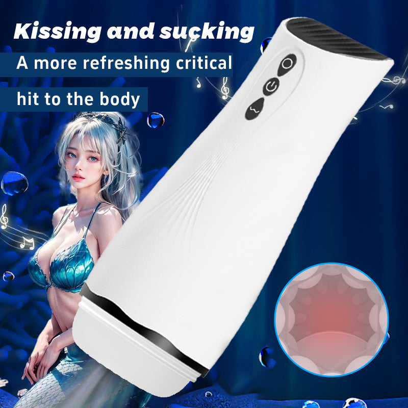 Night Sakura Drunken Knight Airplane Cup Electric Fully Automatic 10 Frequency Vibration Sucking Male Masturbator