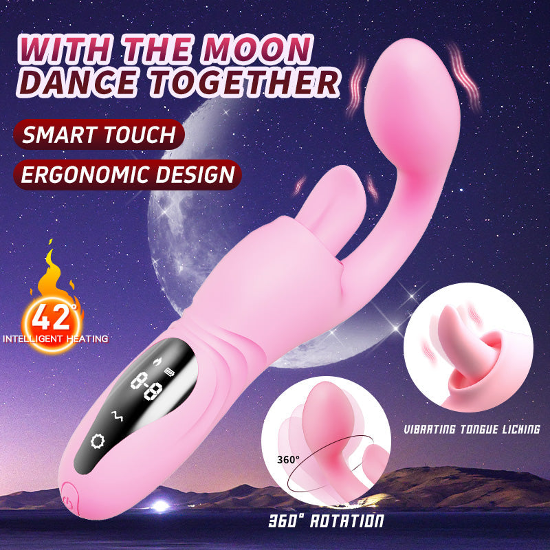 Night Sakura Clitoral Vibrator – Soft Silicone Vibration Stick for Women