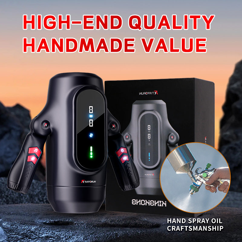 Night Cherry King Kong Fully Automatic Men's Telescopic Rotating Heating and Health Removal Massage Device for Middle aged and Elderly Intelligent Health Adjustment