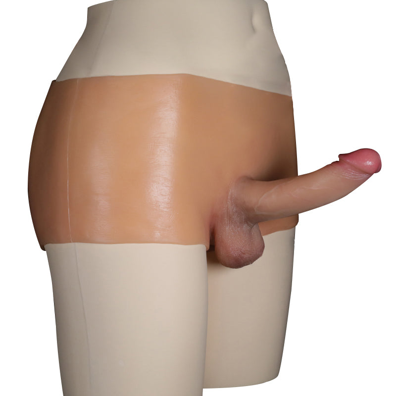 Strap-On Realistic Dildo – Solid Wearable Lesbian Couples Pleasure Toy