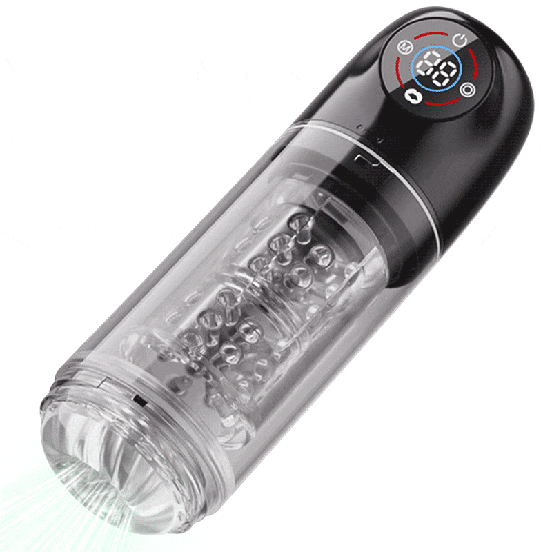 Newvibe Seductive Succubus 7 Rotating 7 Sucking Lcd Display Pumps & Enlargers Automatic Male Masturbator