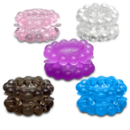 Men's Lock Essence Ring Sex Reusable Burr Wolf Teeth Set Invisible Sheep Eye Ring Condom Adult Products Couple