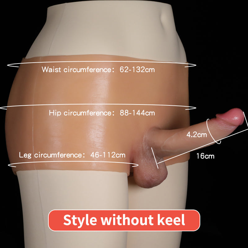 Strap-On Realistic Dildo – Solid Wearable Lesbian Couples Pleasure Toy