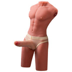 Jackson 17.63LB 6.69Inch Electric PulseThrusting Vibrating Dildo Tan Skin Male Torso Sex Doll    sku：SQ-MAR30023-X9440K