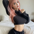 Belle 160cm Silicone Head With Tpe Body Elf-Like Face And Figure Super Realistic Tpe Sex Doll