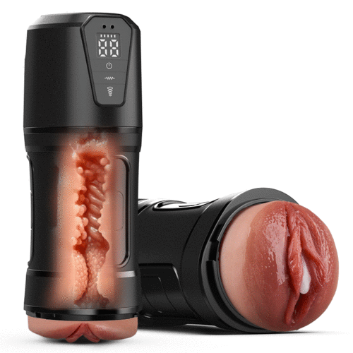 Challenger - 10 Vibrations 5 Suctions Ultra-Realistic Vagina Simulated Masturbator