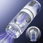 Iron Man 7 Thrusting And Rotating Suction Masturbator Pocket Pussy Male Masturbators