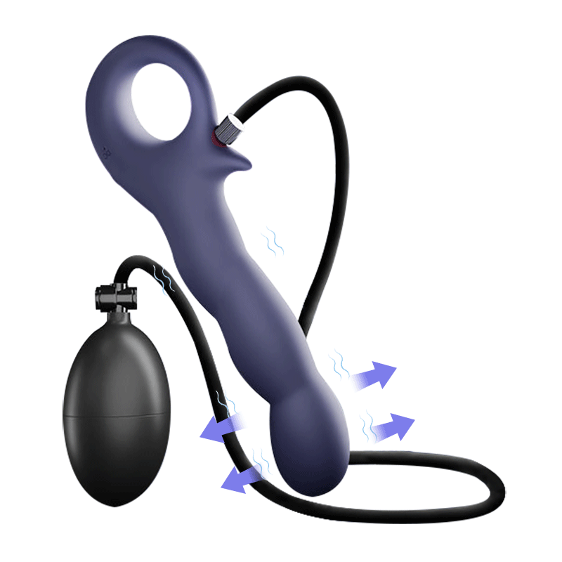 Electric Vibrator Anal Plug – Chrysanthemum Silicone Strong Vibration, Intense Pleasure for Gay Couples & Solo Play