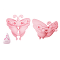 Night Cherry Butterfly Kiss Milk Clip Vibration Massager Chest Flirting, Teasing, Stimulating Vibration Couple Interaction Training Sex Products