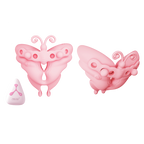Night Cherry Butterfly Kiss Milk Clip Vibration Massager Chest Flirting, Teasing, Stimulating Vibration Couple Interaction Training Sex Products