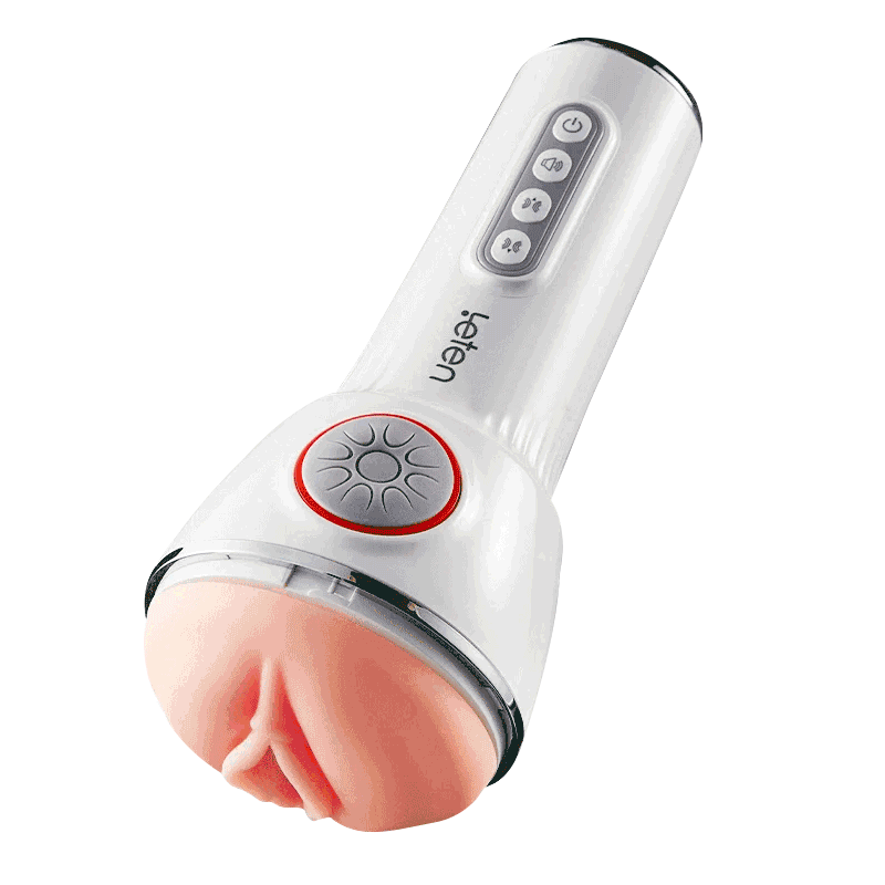 Leten - Squeezing Sucking Sex Toy Vegina Pocket Pussy Vibrating Penis Massager Male Masturbator