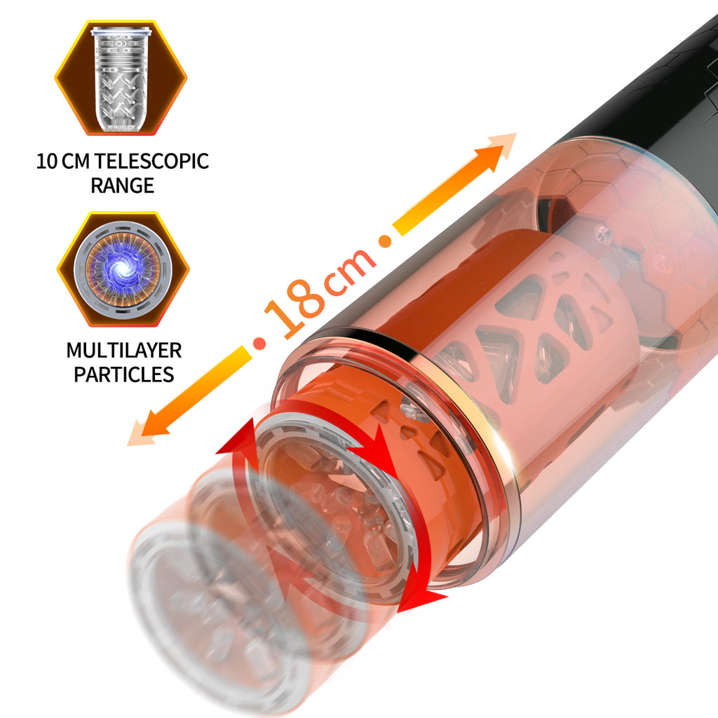 Private Enjoyment Fun Blade Male Automatic Bluetooth Reversible Rotating Smart Sound Electric Pump