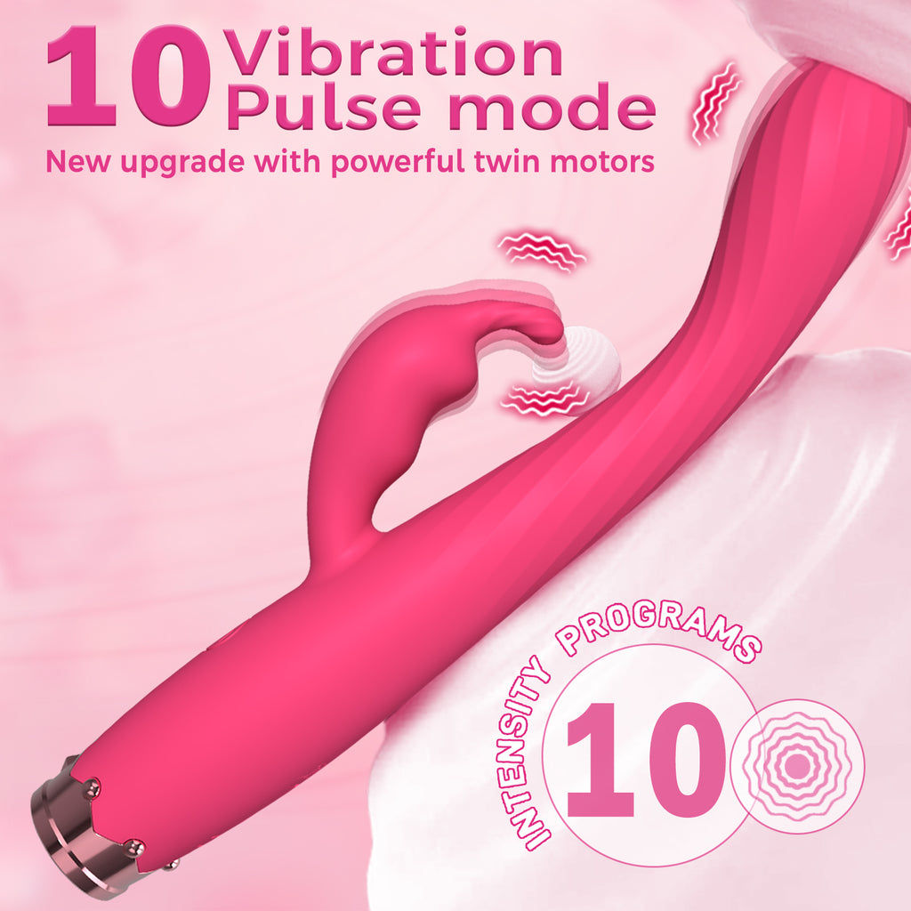Roland Double G-Spot Orgasm Vibrating Massager Vibrating Rod Adult Toys Female Self-Pleasure Device
