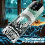 【Free Lube！】Heaven - 4-in-1 Rotating Thrusting Suction Masturbator