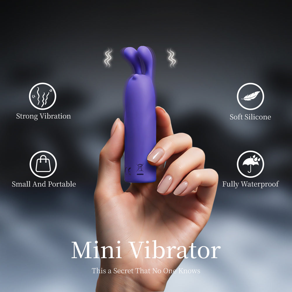 Rabbit vibrator, damp pen, strong earthquake masturbator, sex toy, devil's egg vibrator