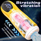 Secret Flame Airplane Cup Fully Automatic Telescopic Vibration Male Training Masturbator Adult Sex Toy