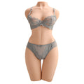 Lauren Men's Full Body Doll Solid Half Body Inverted Masturbator Male Toy