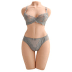 Lauren Men's Full Body Doll Solid Half Body Inverted Masturbator Male Toy