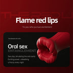 Big Mouth Trainer Smart Male Masturbator – APP Remote Control & Vibrating Stroker