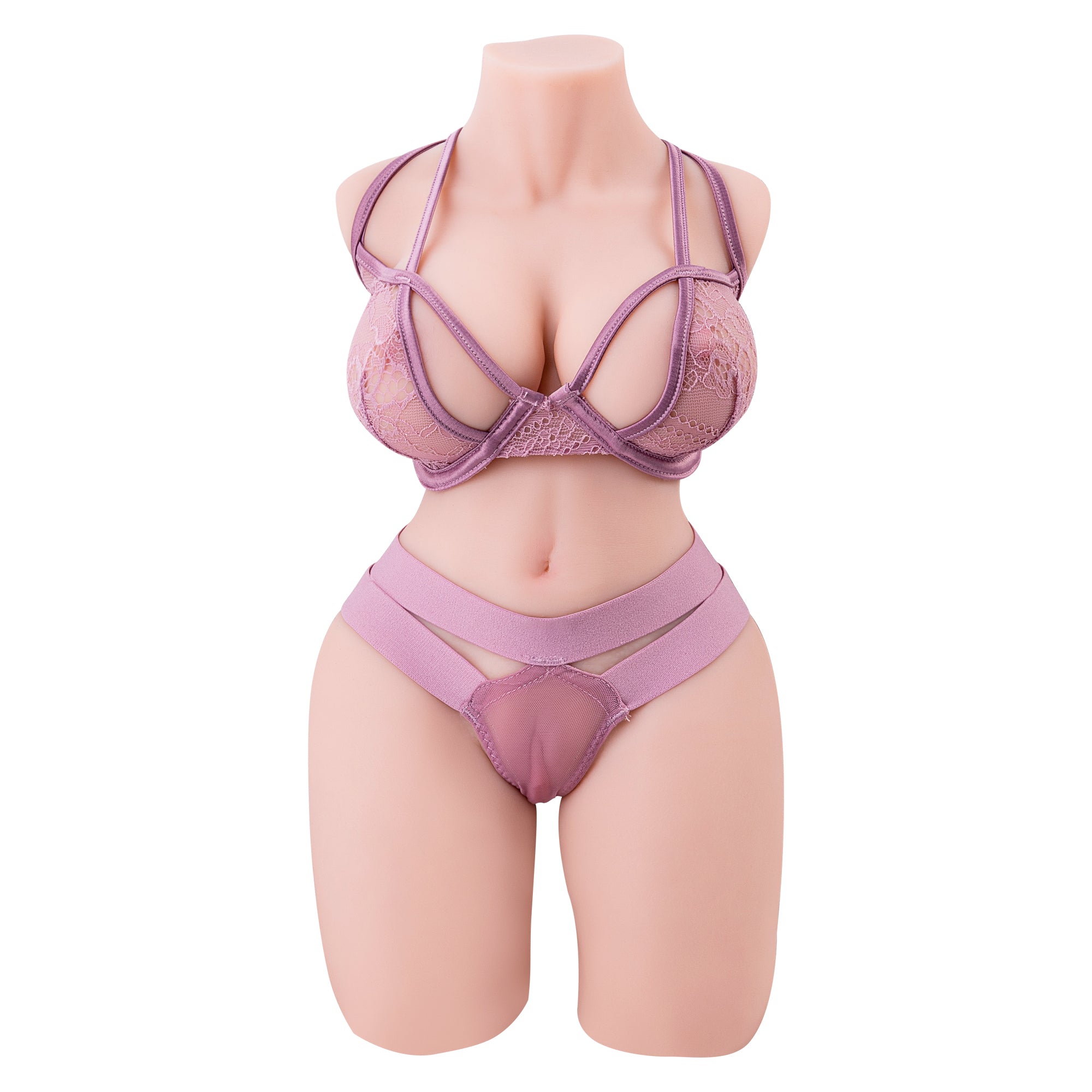 Adult solid doll, full silicone real doll, half body inverted model, men's sex toy