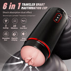 Automatic Electric Male Masturbator – Airbag Piston Suction Stroker Cup with Travel Lock
