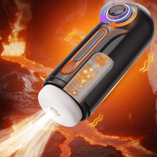 【Free Lube】Romanlust 6 IN 1-10 Vibrating & Thrusting with 4 Sucking Male Maturbator Male Sex Toy