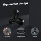 Male Double Ring Condom Ring Soft Gel Penis Ring Delay Ring for Men Adult Toys