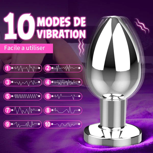 Soren - Unisex Metal Casing Anal Vibrator, 10 Vibration Modes
