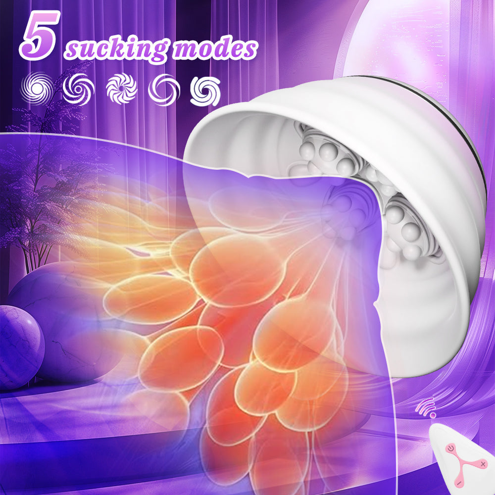Angel Mask Breast Massager Nipple Female Flirting Vibration Sucking Multiple Modes