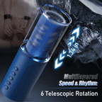 【Free Lube！】Bluesea 6 Bi-Directional Thrusting Rotation Masturbator With Suction Base