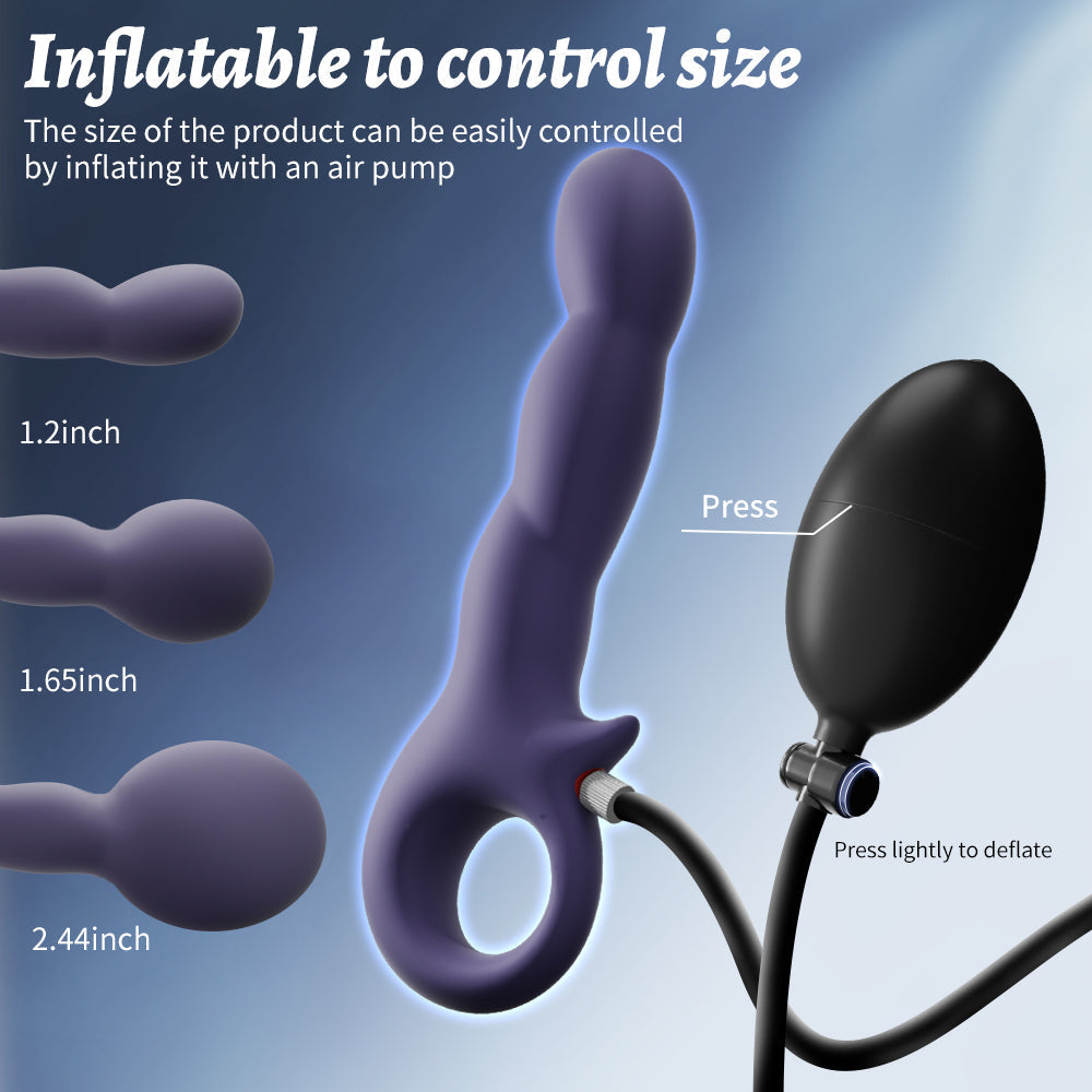 Electric Vibrator Anal Plug – Chrysanthemum Silicone Strong Vibration, Intense Pleasure for Gay Couples & Solo Play