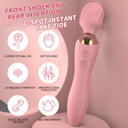 Shanggan Variable Frequency Dual Head Silicone Female AV Vibrator Charging Massage Stick Masturbator Adult Sex Products Heating