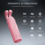 Rabbit vibrator, damp pen, strong earthquake masturbator, sex toy, devil's egg vibrator