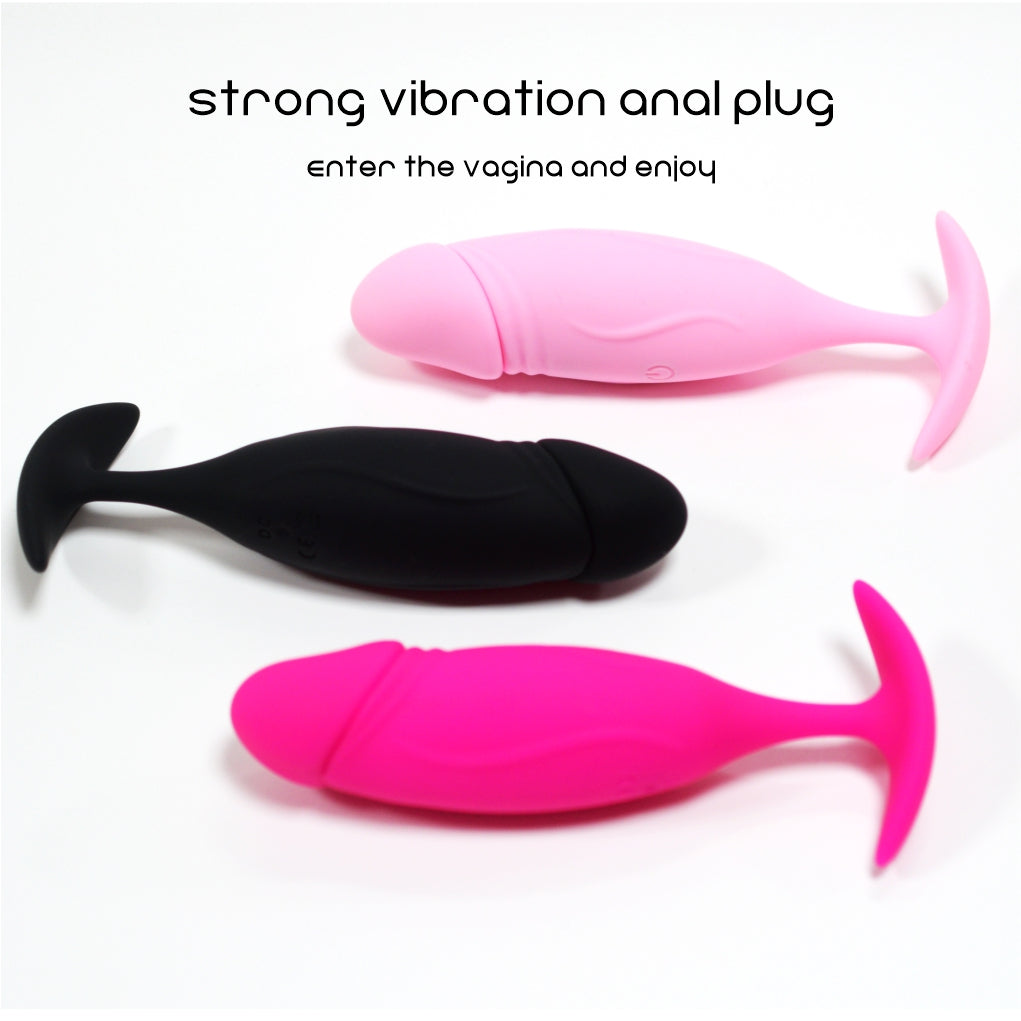 APP Remote Control Vibrating Vibrator Adult Sex Toy for Men and Women, Self-pleasure Device, Wearable Anal Plug