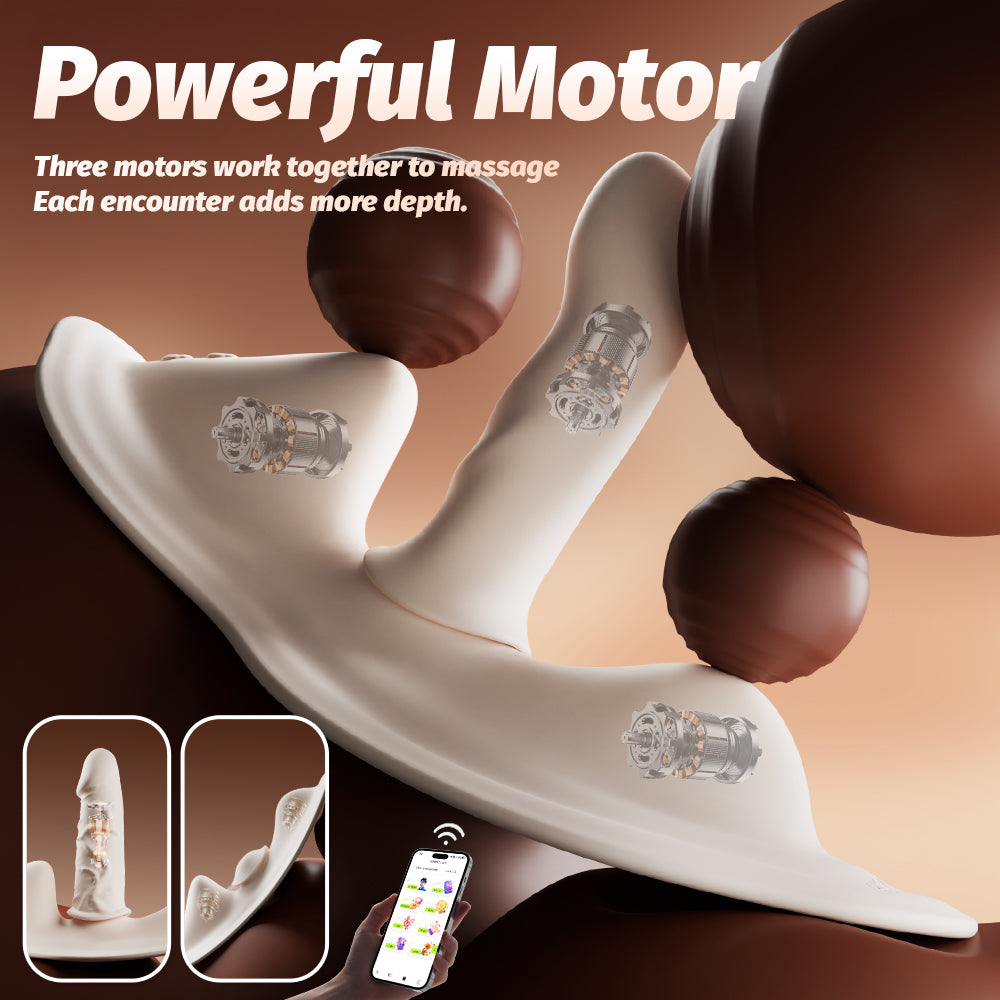 Dragon and Phoenix Pad Second Generation Female Masturbator Silicone Remote Control Massager Multi point Stimulating Vibration Toys