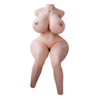 Male masturbation inverted airplane cup, half body solid doll, beautiful legs, big chest, gun holder, famous item, insertable sex toy