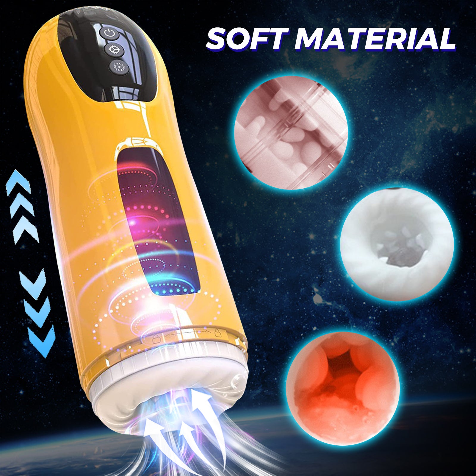 Secret Flame Airplane Cup Fully Automatic Telescopic Vibration Male Training Masturbator Adult Sex Toy