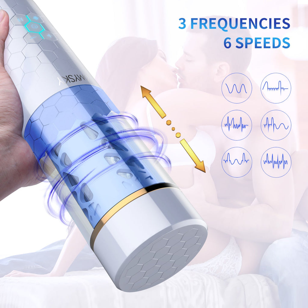 Private Enjoyment Fun OmySky Knife Kite Male Bluetooth Rechargeable Rotating Fully Smart Electric Vibrator