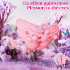 Night Cherry Butterfly Kiss Milk Clip Vibration Massager Chest Flirting, Teasing, Stimulating Vibration Couple Interaction Training Sex Products