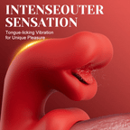 【Ultra Realistic】Vesper - Deep Wriggle Prolonged Pleasure Licking Swing Tongue Vibrators for Female Couples Games
