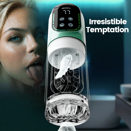 【Free Lube！】Heaven - 4-in-1 Rotating Thrusting Suction Masturbator