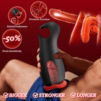 Enchantment - 9 Vibrations 4 Suctions Clamping Suction Oral Simulation Male Masturbator