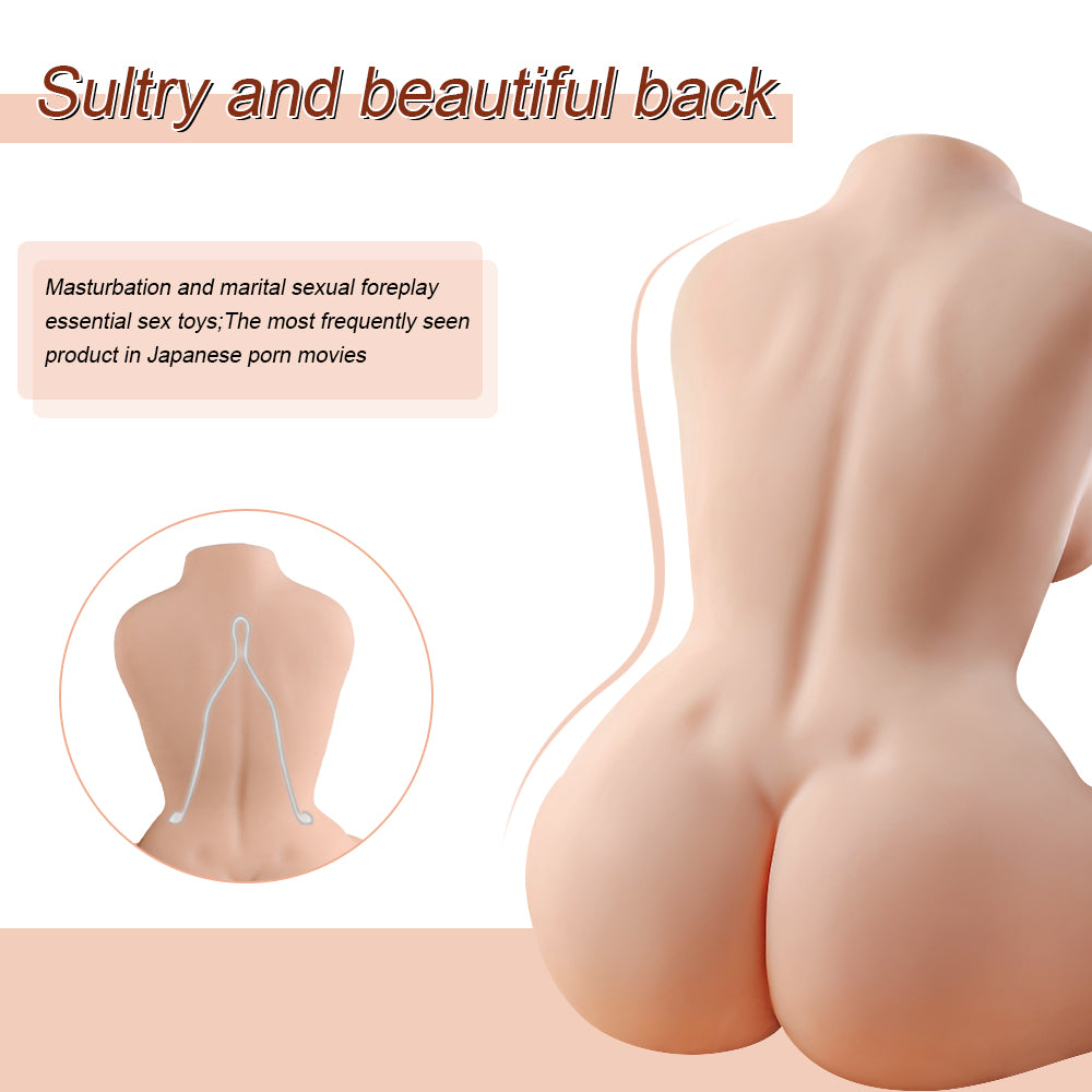 Diliya doll half body simulation airplane cup male masturbator portable adult sex toy