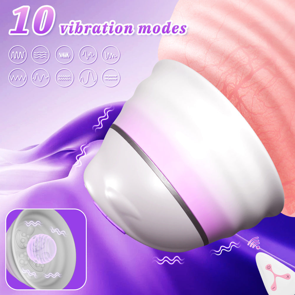Angel Mask Breast Massager Nipple Female Flirting Vibration Sucking Multiple Modes