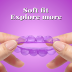 Men's Lock Essence Ring Sex Reusable Burr Wolf Teeth Set Invisible Sheep Eye Ring Condom Adult Products Couple