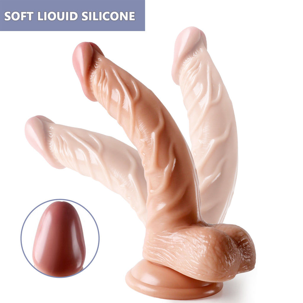 Imitation of real and fake penis silicone plug-in sex toys, high fidelity adult products for women