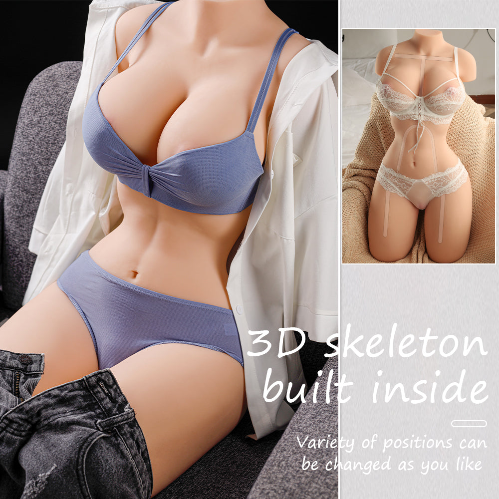 Brandy Doll Inverted Half body Doll Male Toy Real Hair Wholesale Male Masturbator Airplane Cup High Simulation