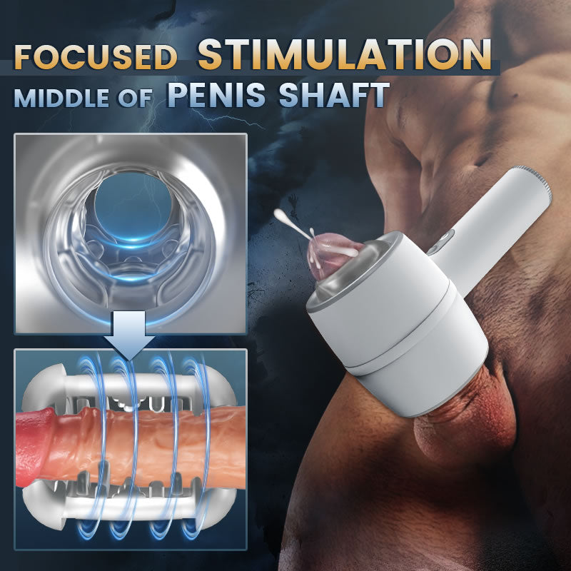 【Free Lube！】Hardy Automatic 3 Telescopic Handheld Male Masturbator