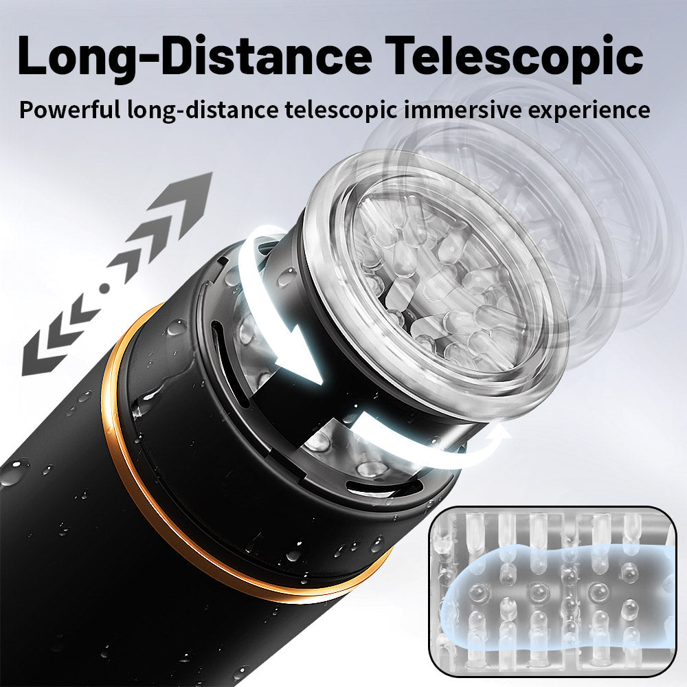 Freedom Automatic Male Masturbator – Rechargeable Vibrating Suction Cup Stroker