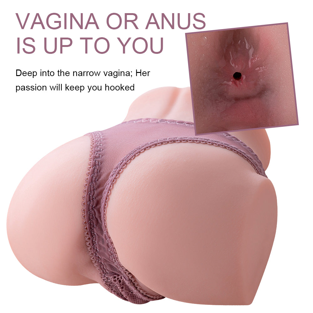 Airplane Cup Yin Butt Inverted Model Big Butt Simulation Vagina Male Masturbator Supplies Half body Solid Doll Sex Toy